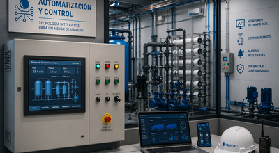 Panel de control y automatización para sistemas de agua